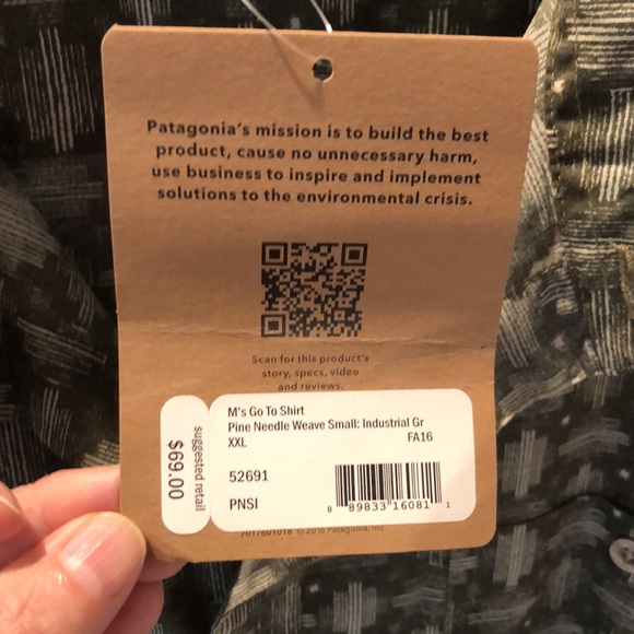 Patagonia button down go-to shirt Size XXL - Picture 4 of 8